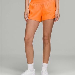 Lululemom size 6 hottie hot orange soda 2.5 inch